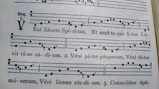 Sequenza di Pentecoste Schola Gregoriana Mediolanensis Giovanni Vianini [upl. by Yelah]