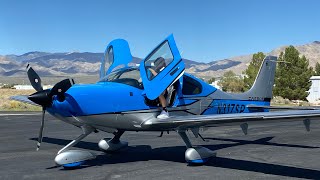 Cirrus SR22T flight vlog in the flight levels  Sacramento  Medford [upl. by Dobbins]