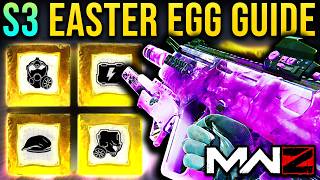 HOW TO GET SECRET ZOMBIES BLUEPRINT  ALL NEW SCHEMATICS MW3 Zombies Easter Egg Guide S3 [upl. by Hoffer]