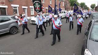 Cloughfern Young Conquerors No2  Whiterock District No 9 Parade  240623 4K [upl. by Earlie]