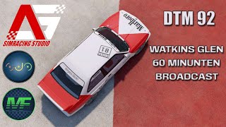 Automobilista 2 I DTM 92 WATKINS GLEN I BROADCAST [upl. by Ehudd]