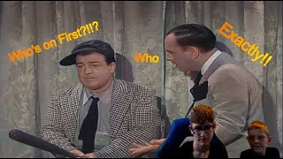 Whos On First Abbott and Costello REACTION [upl. by Maddy]