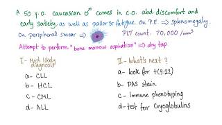Case 50 yo w early satiety Splenomegaly and a weirdlooking cell on peripheral smear [upl. by Kyre]