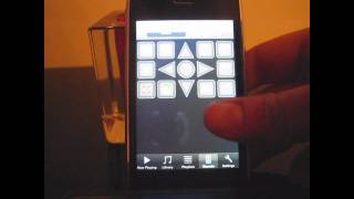 Using an iPhone to control Windows Media Center [upl. by Anwahsit445]