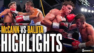 Dennis McCann vs Ionut Baluta fight highlights  Blood and bravery in a York Hall classic 🩸💥 [upl. by Ardnuaek985]