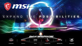 MPG341CQR – Expand the Possibilities  Gaming Monitor  MSI [upl. by Enilreug]