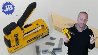 How to load staples in the DeWalt 5 in 1 Multi Tacker [upl. by Niveb296]