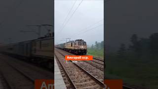 Amrapali express at full speed  15078 ASRKIR shorts trending [upl. by Eeralav402]