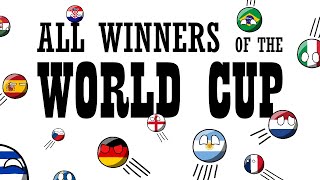 All Winners Of The World Cup  With Countryballs [upl. by Soloman511]