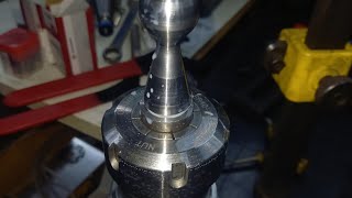 Cnc Turning of a doorknop with Eding cnc on Mikron wf21c [upl. by Ailero]