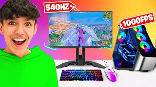 I Bought an INSANE 1000 FPS Gaming Setup To Play Ranked Fortnite 6547 [upl. by Boni]