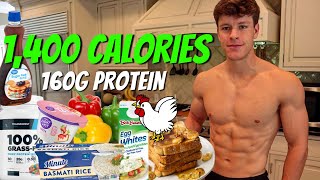 Full Day of Eating 1400 Calories  EXTREME Weight Lose Diet To Burn Fat Fast [upl. by Enylecoj474]