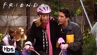 Ross Teaches Phoebe How To Ride A Bike Clip  Friends  TBS [upl. by Epoh]