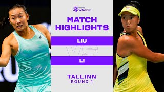 Claire Liu vs Ann Li  2022 Tallinn Round 1  WTA Match Highlights [upl. by Agneta408]