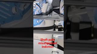 Shaft pully misalignment indication through Vbelt [upl. by Eentroc]