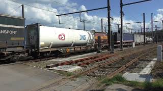 HD Freight Trains at Montzen Belgium  2417 Including Class 66s [upl. by Natam]