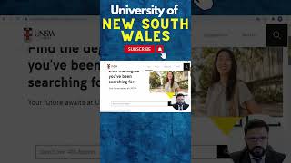 The University of New South Wales Sydney Australia  Admission Requirements and Fee unsweeten [upl. by Eartha]