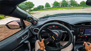 Street Drifting My 400HP Turbo FRS in the Rain POV [upl. by Florina704]