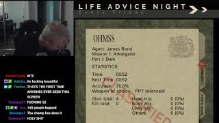 GOLDENEYE N64  DAM AGENT 052  UNTIED WORLD RECORD [upl. by Solracnauj]