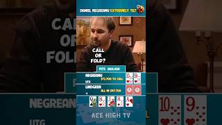 Daniel Negreanu got Extremely TILT 😰 poker highstakespoker [upl. by Eednil729]