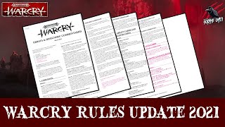 WARCRY RULES UPDATE 2021  Important Changes To Abilities amp Campaign Updates  Warhammer Errata 2021 [upl. by Tyra309]