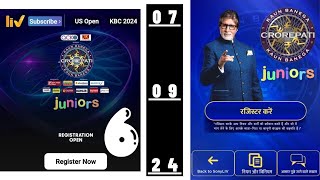 KBC Juniors Registration Day 6 Quiz Answer Today 7 September 2024  Kaun Banega Crorepati Juniors Q [upl. by Rebmyt]