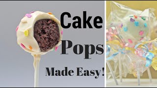 How To Make CAKE POPS  Easy Cake Pops Tutorial [upl. by Map]