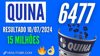 🍀 Resultado Quina 6477 [upl. by Ased505]