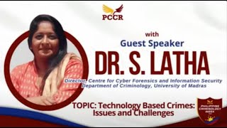 Philippine Criminology Week 2024 International Webinar Featuring Dr S Latha [upl. by Haelem963]