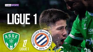 St Etienne vs Montpellier  Ligue 1 HIGHLIGHTS  112324  beIN SPORTS USA [upl. by Ahsied]