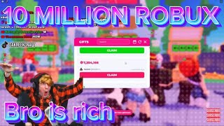 HAZEM DONATES 10 MILLION ROBUX TO KREEKCRAFT [upl. by Notluf846]