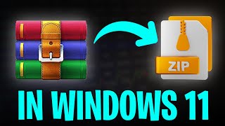 How to Turn a RAR File into a ZIP File on Windows 11 Extract RAR  Full Guide [upl. by Oirramed]