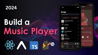 Build a Music Player app with React Native Expo Typescript and Zustand [upl. by Darn]