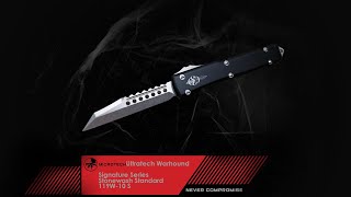 MICROTECH Ultratech Warhound Signature Series Stonewash Standard 119W10 S [upl. by Kato]