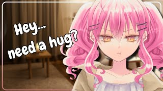 F4A Tsundere Friend Realizes Youre Depressed comfort hugs bratty soft dom ASMR Roleplay [upl. by Jamnes]