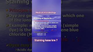 Bacteria staining  Types of staining  Medical microbiology Biochemistry microbiology science [upl. by Cam626]