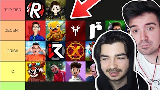 TIER LIST YOUTUBE ROMANIA 2021 cu THEREALRED [upl. by Laise]