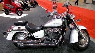 2014 Honda Shadow Aero VT750 Walkaround  2014 Toronto Motorcyle Show [upl. by Yrtua]