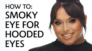 Smoky Eye for Hooded Eyes Tutorial  Sephora [upl. by Renzo]