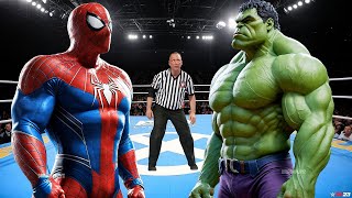 SPIDERMAN VS HULK  EPIC BATTLE [upl. by Hauger]