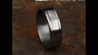 RECF77200GTA  7mm Mens Tantalum Ring [upl. by Marguerie]