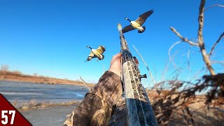 Decoying Late Season GEESE in TIGHT  Goose Hunting 2022 [upl. by Nosdivad]