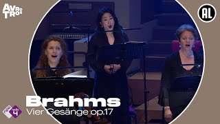 Brahms Vier Gesänge op17  Groot Omroepkoor olv Michael Gläser  Live concert HD [upl. by Buroker]