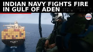 Indian Navy Responds to Houthi Attack in Gulf of Aden INS Kolkata Rescues 13 Indian Nationals [upl. by Yelhsa284]