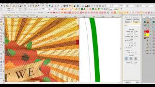 Step by step demonstration of embroidery digitizing in Wilcom EmbroideryStudio [upl. by Auqinom824]