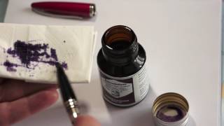 Rohrer amp Klingner quotScabiosaquot Permanent Ink  Waterproof test [upl. by Ahgiela35]