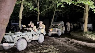 EPIC WW2 Night Battle DDay Reenactment  Battle of the Bloody Gulch 101st Airborne  DDay 80th [upl. by Mildrid494]