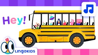 WHEELS ON THE BUS with VEHICLES 🚌🏍️🚜 Songs For Kids  Lingokids [upl. by Adieren]