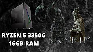 RYZEN 3350G 16GB RAM  SKYRIM LOW  MEDIUM  HIGH  ULTRA 1080p [upl. by Enovahs]