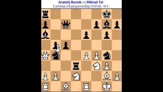 Anatolij Bannik vs Mikhail Tal Tal chess game Tal amazing chess Tal Life best chess game [upl. by Palecek]